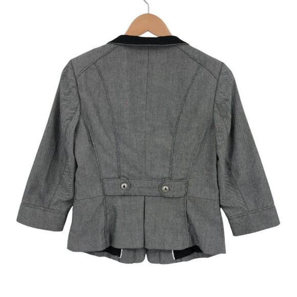 White House Black Market Tailored Jacket Blazer Lined Button Front Size Small - Picture 3 of 9